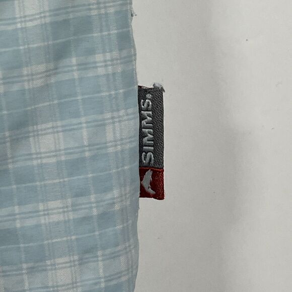 Simms Fishing Shirt 3XL Short Sleeve Button Up Outdoor‎ Camping Saltwater Angler - Picture 8 of 10